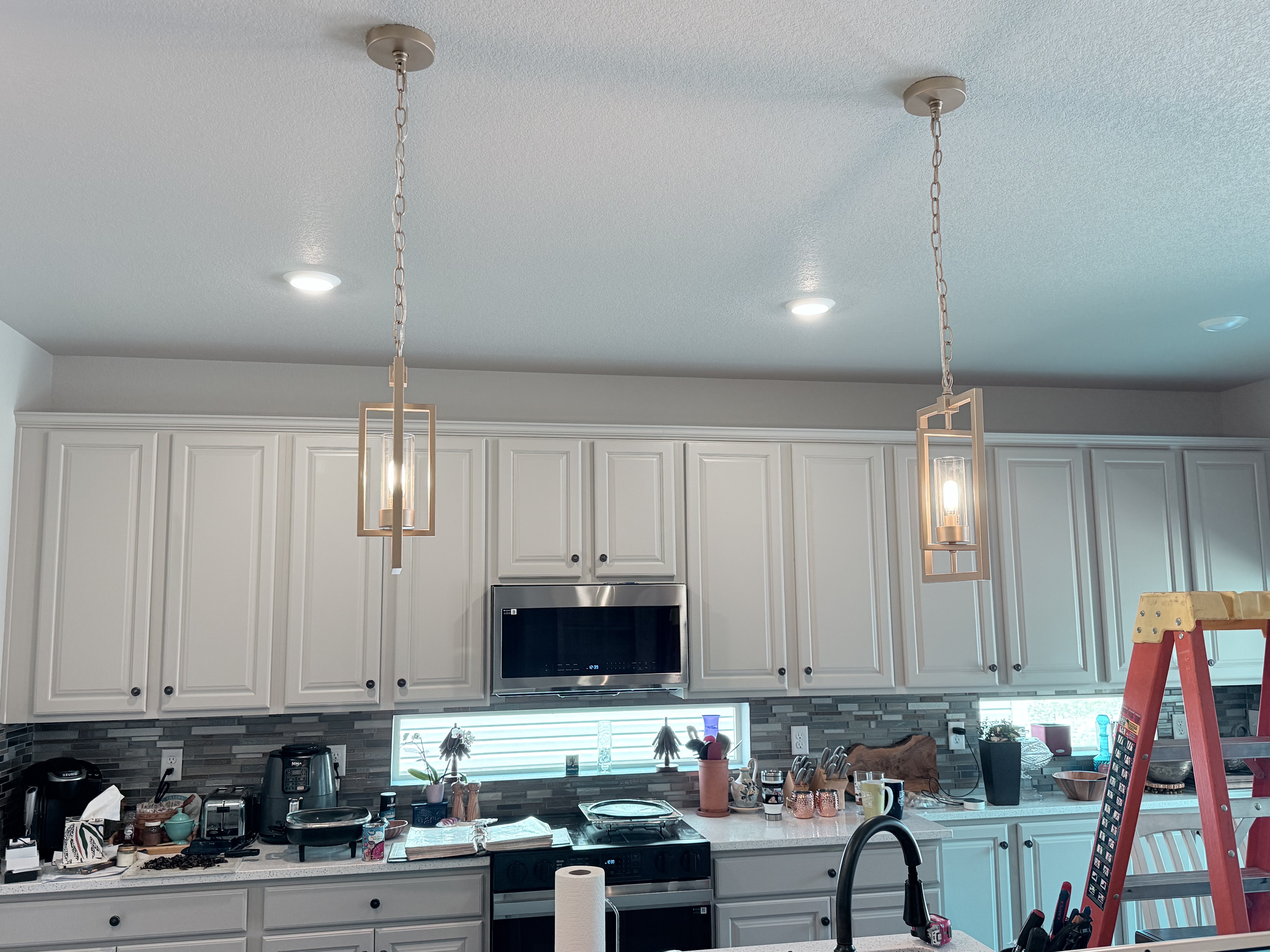 Kitchen lighting retrofit by Voltura Power Group
